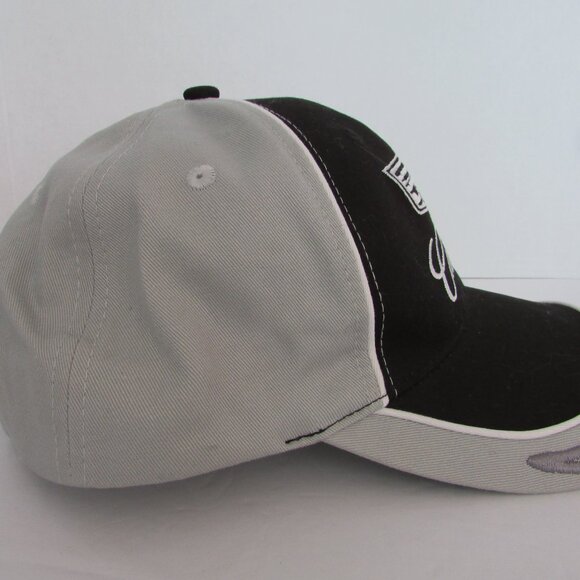 Cadillac Strapback Hat Black Grey White Adjustable - Picture 4 of 9